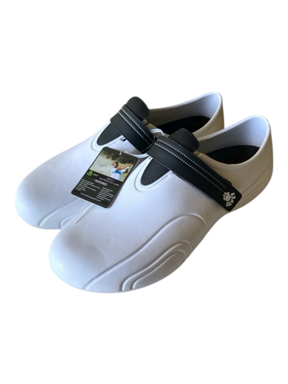 Dawgs Ultralight Golf Shoes White and Black Athletic Shoes Hard to Find Size 15